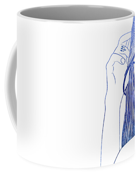 Woman Coffee Mug featuring the digital art Nereid XVI by Stevyn Llewellyn