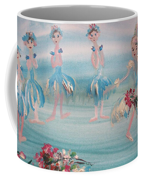 Ballet Coffee Mug featuring the painting New Ballet curtain call by Judith Desrosiers