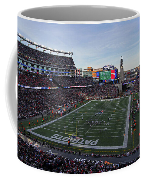 Patriots Coffee Mug featuring the photograph New England Patriots by Juergen Roth