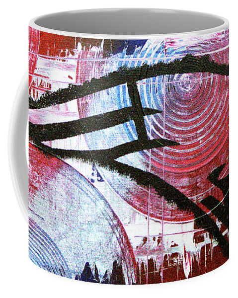 Football Coffee Mug featuring the painting New England Patriots by Melissa Jacobsen