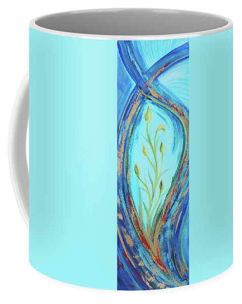 Worshipful Art Coffee Mug featuring the painting New LIfe by Deb Brown Maher