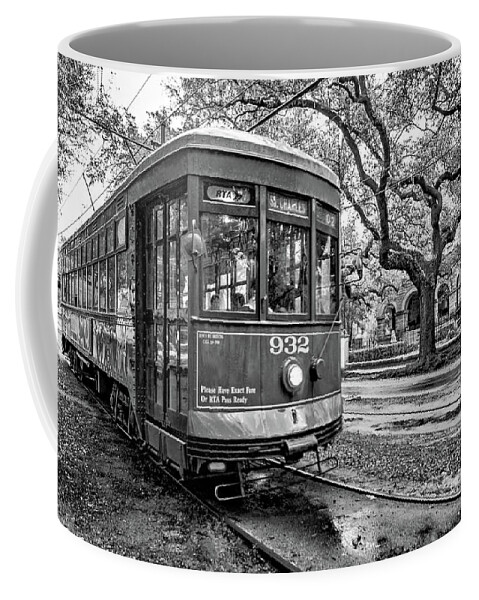 Garden District Coffee Mug featuring the photograph New Orleans Classique bw by Steve Harrington