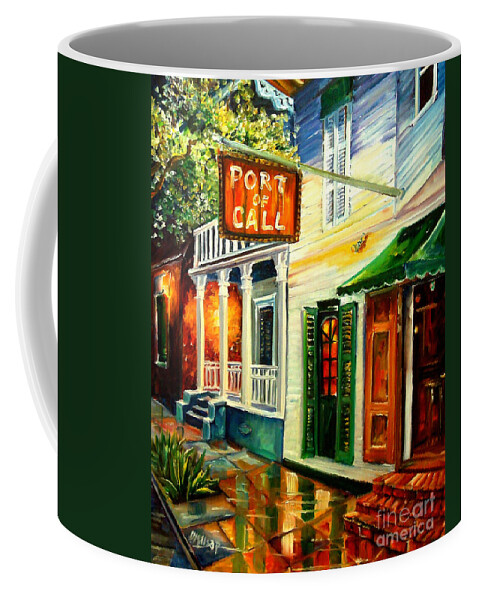 New Orleans Coffee Mug featuring the painting New Orleans Port of Call by Diane Millsap