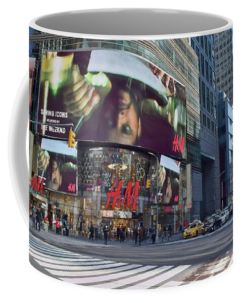 Broadway Coffee Mug featuring the photograph New York City - Broadway and 42nd St by Dyle Warren