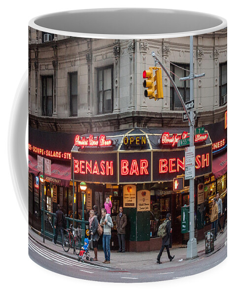 New York Coffee Mug featuring the photograph New York Deli by Thomas Marchessault
