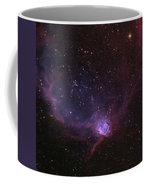 Nebula Coffee Mug featuring the painting NGC602Web_goldman by Celestial Images