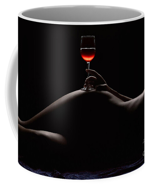 Nude Coffee Mug featuring the photograph Night by David Naman