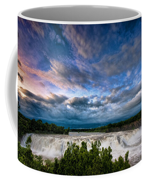 Clouds Coffee Mug featuring the photograph Nightfalls by Neil Shapiro