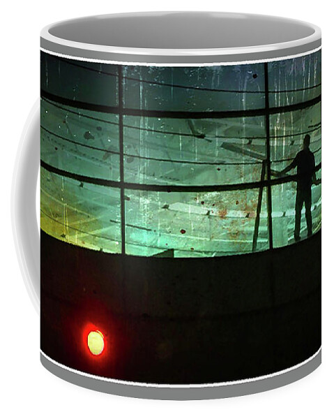Evening Coffee Mug featuring the photograph Nightwork by Peggy Dietz