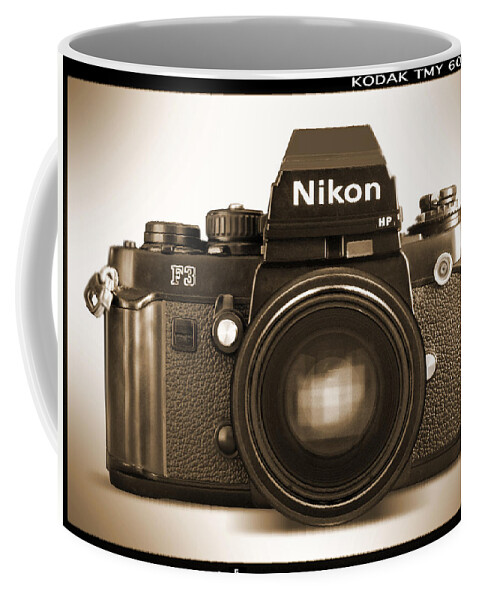 Vintage Nikon F3 Hp Coffee Mug featuring the photograph Nikon F3 HP by Mike McGlothlen
