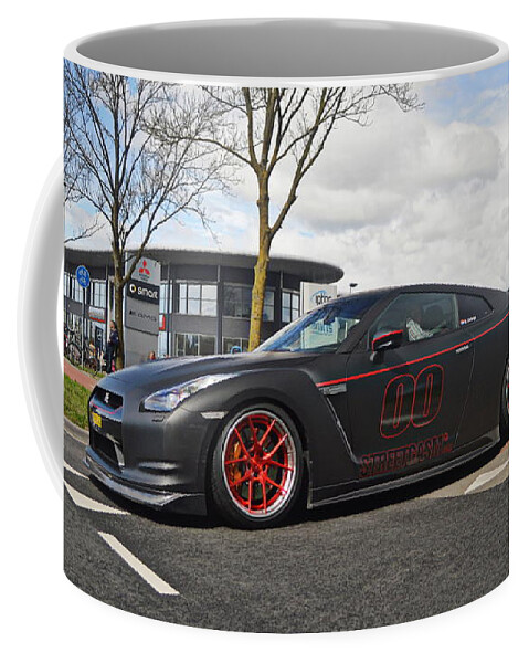 Nissan Coffee Mug featuring the photograph Nissan GT-R by Jk Photography