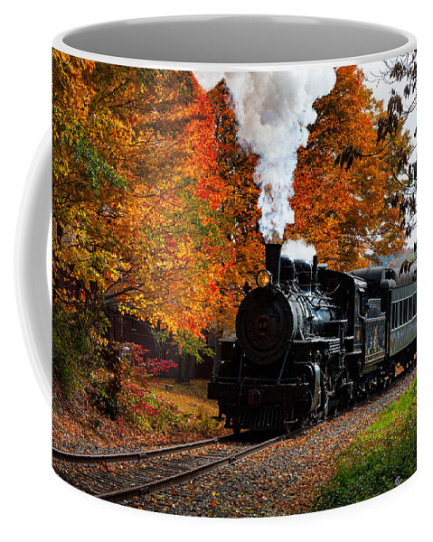 #jefffolger Coffee Mug featuring the photograph No. 40 passing the fall colors by Jeff Folger