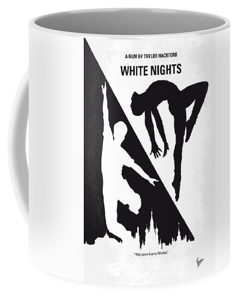 White Nights Coffee Mug featuring the digital art No554 My White Nights minimal movie poster by Chungkong Art