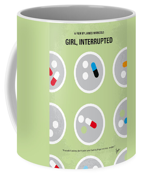 Girl Interrupted Coffee Mug featuring the digital art No564 My Girl Interrupted minimal movie poster by Chungkong Art