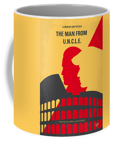 Man From Uncle Coffee Mug featuring the digital art No572 My Man from UNCLE minimal movie poster by Chungkong Art