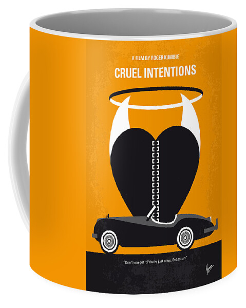 Cruel Intentions Coffee Mug featuring the digital art No635 My Cruel Intentions minimal movie poster by Chungkong Art