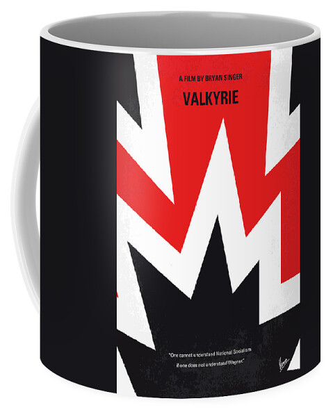Valkyrie Coffee Mug featuring the digital art No876 My Valkyrie minimal movie poster by Chungkong Art