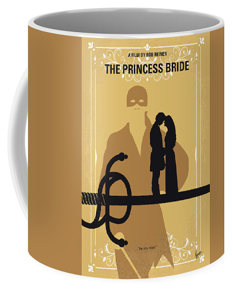 The Princess Bride Coffee Mug featuring the digital art No877 My The princess bride minimal movie poster by Chungkong Art