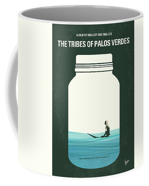 The Coffee Mug featuring the digital art No957 My The Tribes of Palos Verdes minimal movie poster by Chungkong Art