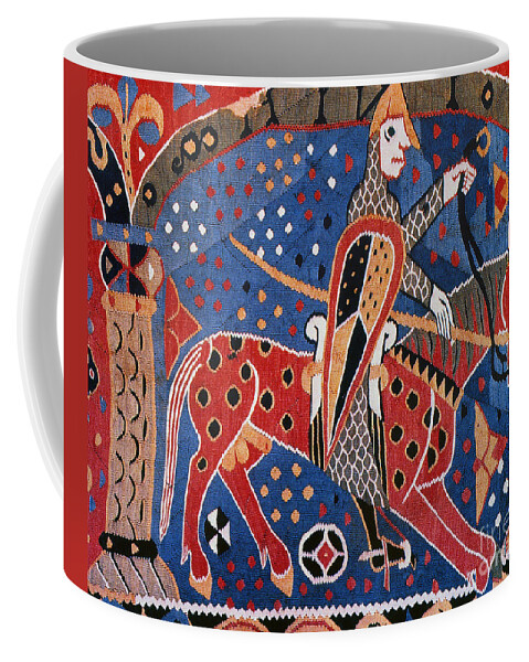  Coffee Mug featuring the painting NORSE WARRIOR, 12th CENT by Granger