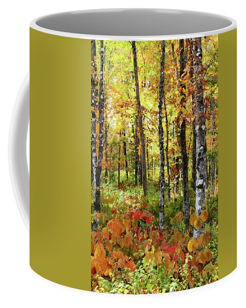 Photography Coffee Mug featuring the photograph North Woods Trees #6 by Brett Pelletier