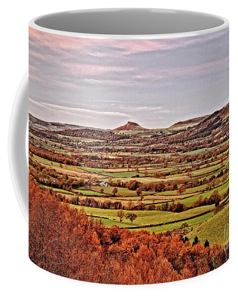 Roseberry Topping Coffee Mug featuring the photograph North Yorkshire Landscape by Martyn Arnold