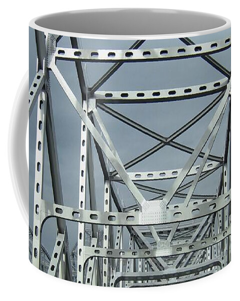 Bridge Coffee Mug featuring the photograph Northbound Carquinez Bridge by James B Toy