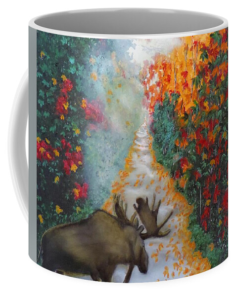 Fall Coffee Mug featuring the painting Northern Delights by Dianna Lewis