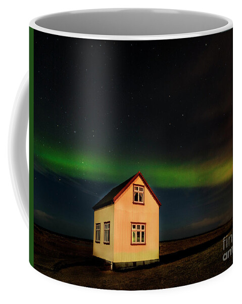 Iceland Coffee Mug featuring the photograph Northern Lights of Iceland 2 by Craig J Satterlee