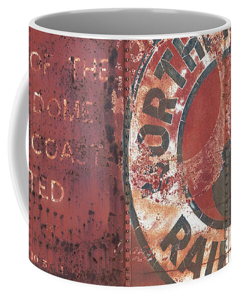 Logo Coffee Mug featuring the photograph Northern Pacific Railway by Todd Klassy