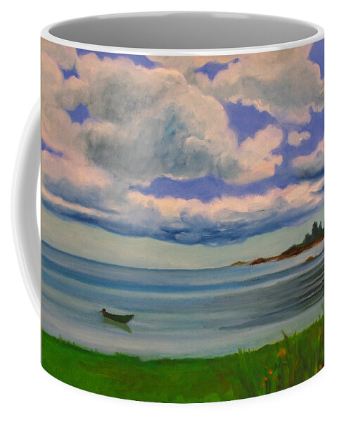  Coffee Mug featuring the painting Not my work and not for Sale by Juergen Roth