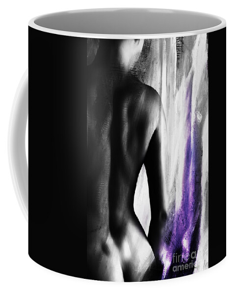 Nude Coffee Mug featuring the painting Nude 027 by Gull G