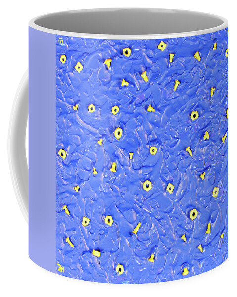 Abstract Coffee Mug featuring the painting Nuts and Bolts by Thomas Blood