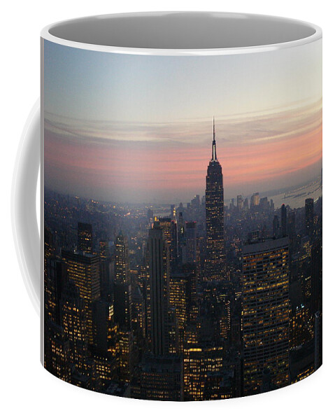 Nyc Coffee Mug featuring the photograph NYC Twilight by Ed Smith