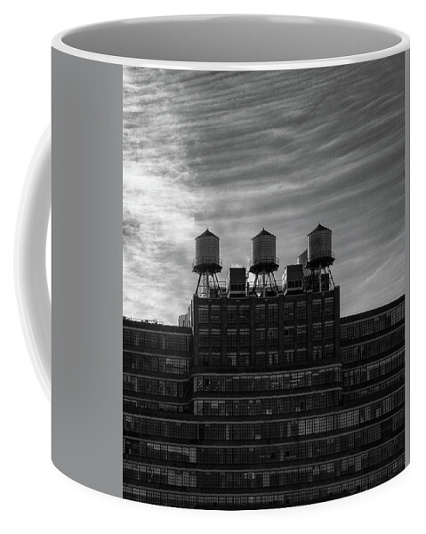 New York Coffee Mug featuring the photograph New York Water Towers by Michael Hope