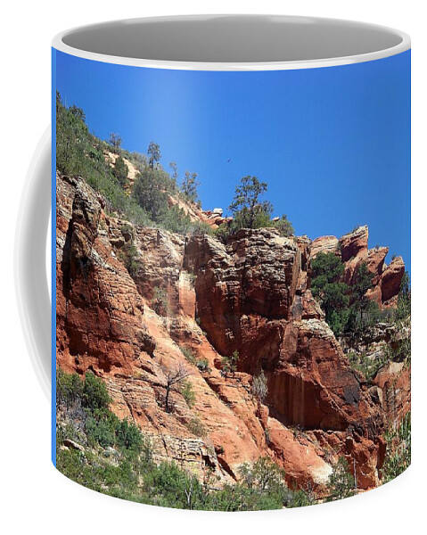Oak Creek Coffee Mug featuring the photograph Oak Creek Canyon by Charles Robinson