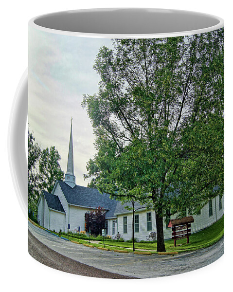 Church Coffee Mug featuring the photograph Oakland Christian Church by Cricket Hackmann
