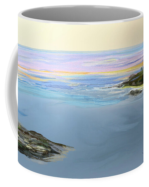 Ocean Coffee Mug featuring the digital art Ocean 2 by Kae Cheatham
