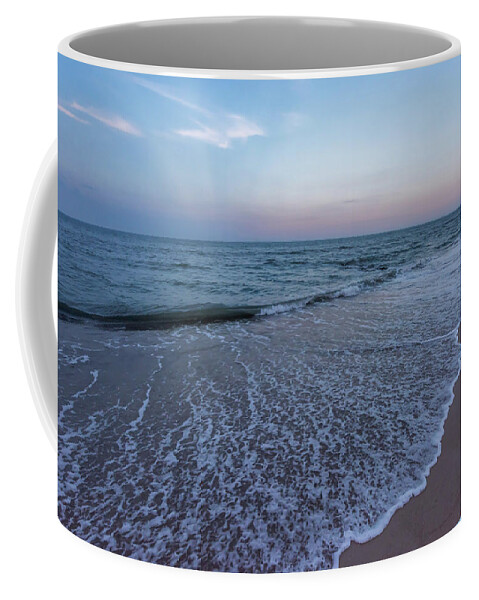 Terry D Photography Coffee Mug featuring the photograph Ocean Blanket Lavallette New Jersey by Terry DeLuco