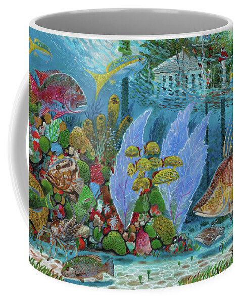 Ocean Reef Coffee Mug featuring the photograph Ocean Reef Paradise by Carey Chen