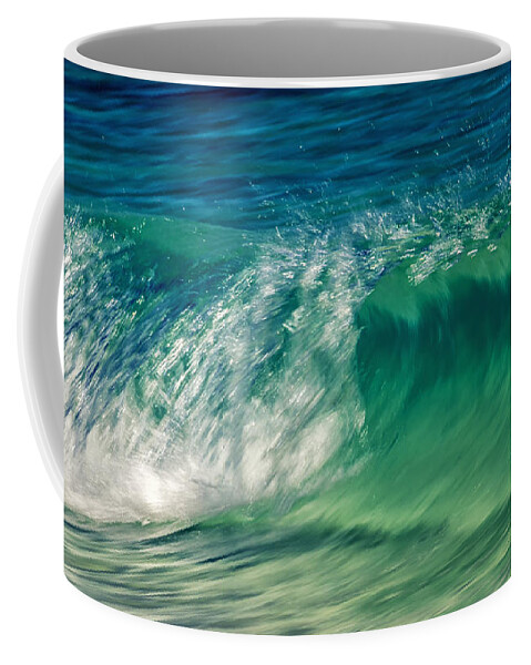 Abstract Coffee Mug featuring the photograph Ocean Ripples by Stelios Kleanthous