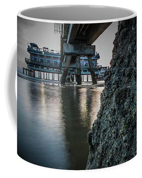 Sunrise Coffee Mug featuring the photograph Ocean View Pier Summer Sunrise 13 by Larkin's Balcony Photography