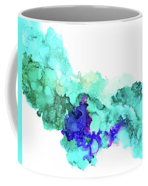 Ocean Coffee Mug featuring the painting Oceanic by Tamara Nelson