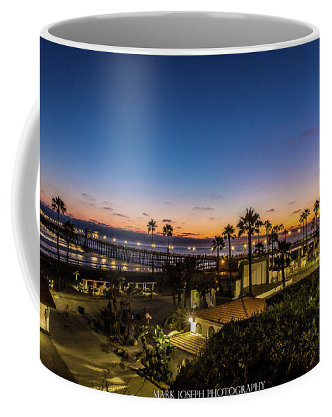Sunset Coffee Mug featuring the photograph Oceanside Sunset by Mark Joseph