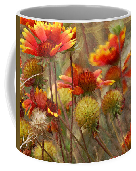 October Flowers Coffee Mug featuring the photograph October Flowers 2 by Ernest Echols