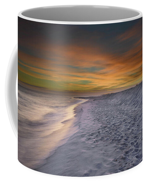 Beach Coffee Mug featuring the photograph October Night by Renee Hardison