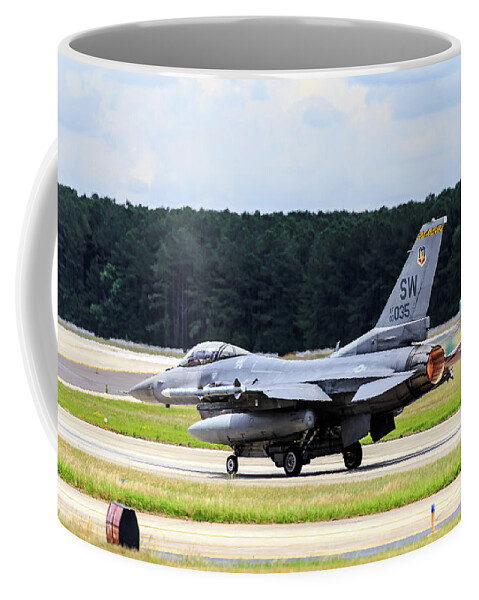 Air Show Coffee Mug featuring the photograph Off We Go by Charles Hite