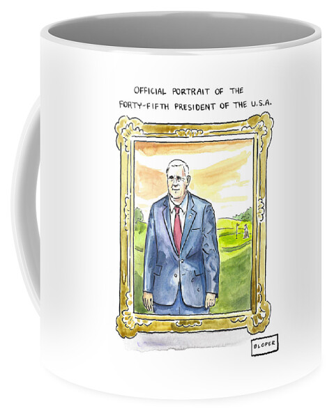 Official Portrait Of The Forty Fifth President Coffee Mug