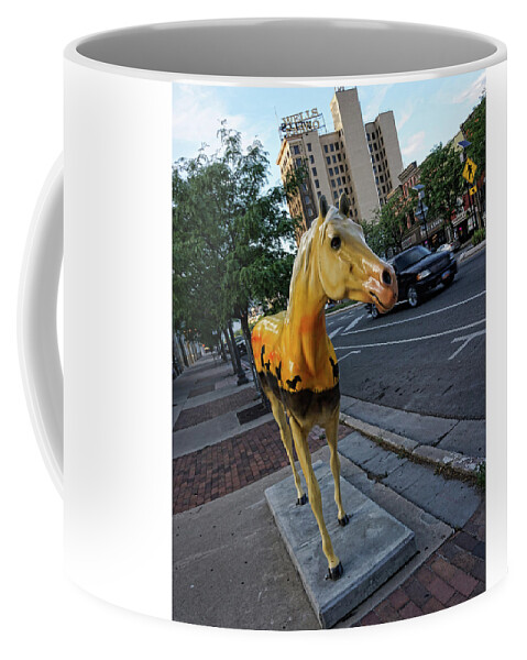 Ogden Horse Coffee Mug featuring the photograph Ogden Horse 19 by Ely Arsha