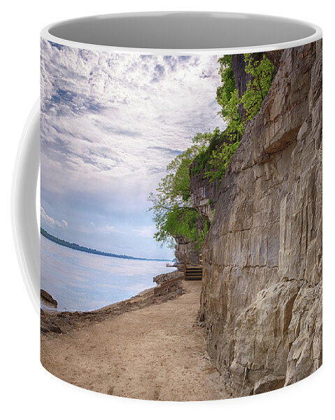 Cave In Rock Coffee Mug featuring the photograph Ohio River View by Susan Rissi Tregoning